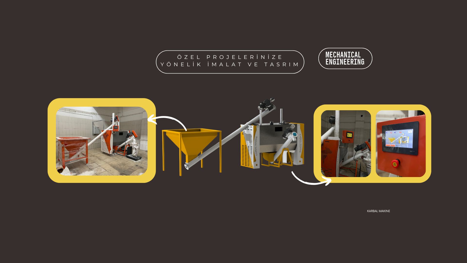 Tam Otomatik Hazneli Yem Karma ve Paketleme Makinesi Tasarımı